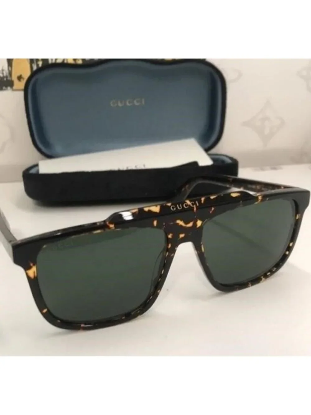 New Authentic Gucci Tortoiseshell Sunglasses GG1039s 002